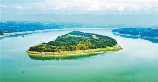 皇华岛(忠县县委宣传部供图) 皇华岛(忠县县委宣传部供图)