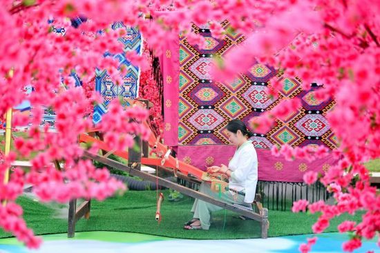 图为西兰卡普,光彩夺目。主办方供图 图为西兰卡普,光彩夺目。主办方供图