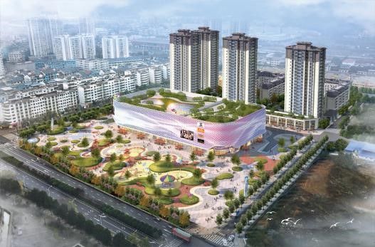 图为秀山爱琴海购物广场效果图。主办方供图 图为秀山爱琴海购物广场效果图。主办方供图
