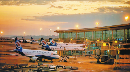 图为江北国际机场. 摄/视觉重庆