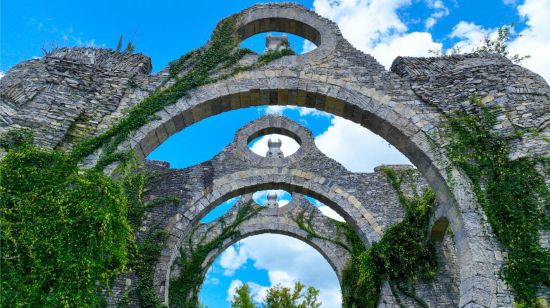 图为土家神鸟纹理艺术大门. 邱洪斌 摄