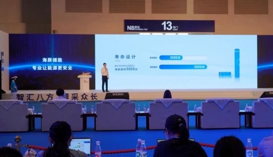 大圆柱户用储能专用电池发布。海辰储能供图 大圆柱户用储能专用电池发布。海辰储能供图