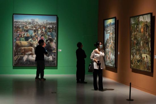 陈树中绘画艺术40年作品展在重庆展出-中新网重庆