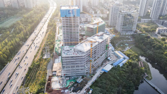 图为项目建设现场。 中建一局供图 图为项目建设现场。 中建一局供图