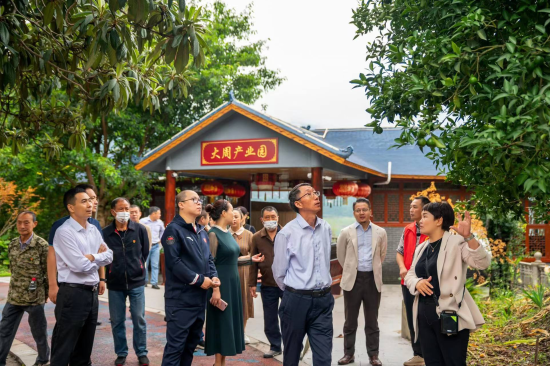 图为民建万州区委会走访调研大周镇产业园。 万州区委统战部供图 图为民建万州区委会走访调研大周镇产业园。 万州区委统战部供图
