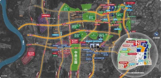 图为山语桃源交通路网图。中国铁建供图 图为山语桃源交通路网图。中国铁建供图