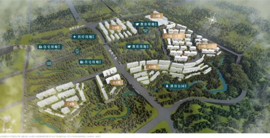 图为山语桃源鸟瞰示意图。中国铁建供图 图为山语桃源鸟瞰示意图。中国铁建供图