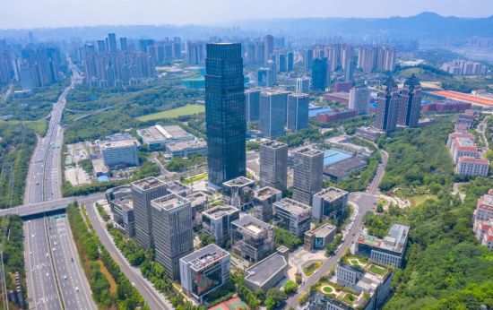 图为两江数字经济产业园。 陈文森 摄 图为两江数字经济产业园。 陈文森 摄