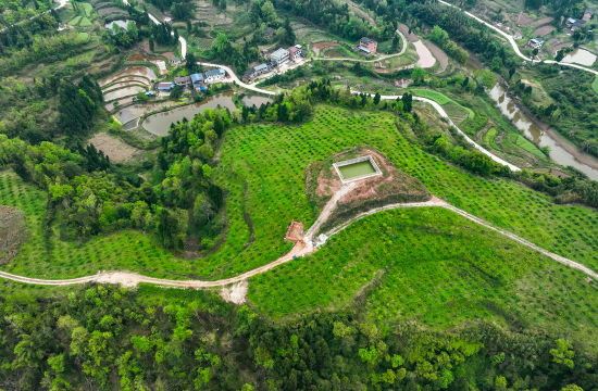 图为马灌镇高渡村。 忠县县委统战部供图 图为马灌镇高渡村。 忠县县委统战部供图