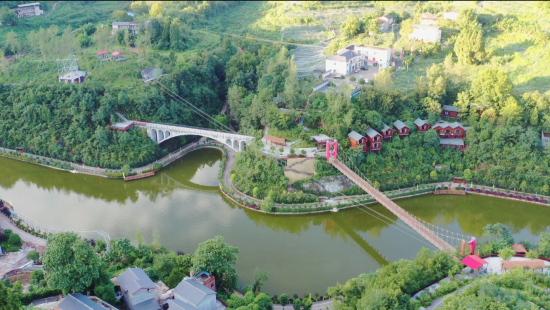 图为万州区长岭镇安溪村安澜谷景区。万州区委统战部供图 图为万州区长岭镇安溪村安澜谷景区。万州区委统战部供图