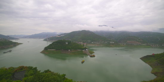 图为奉节白帝城。 彭国威 摄 图为奉节白帝城。 彭国威 摄