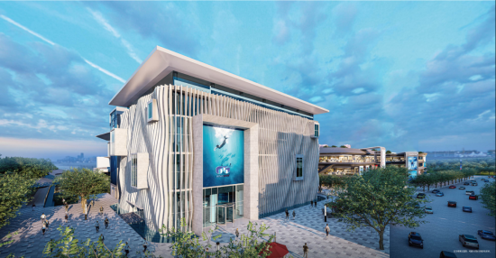 图为双蓝洞城市潜水馆将在明年与重庆市民见面。重庆华侨城供图 图为双蓝洞城市潜水馆将在明年与重庆市民见面。重庆华侨城供图