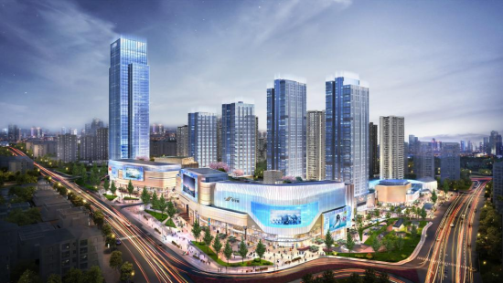 图为华宇城商业综合体效果图。 华宇供图 图为华宇城商业综合体效果图。 华宇供图