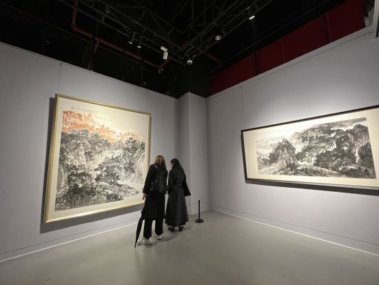 “笔墨之舞——黄越山水画作品展”在重庆开展(图2)