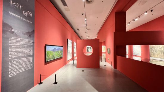 “长江经济带全国美术作品邀请展”在重庆美术馆开幕(图2)