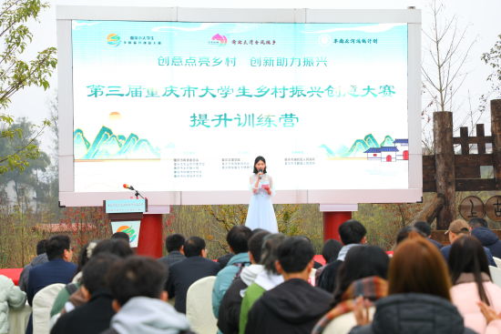 第三届重庆市大学生乡村振兴创意大赛启动提升训练营(图1)