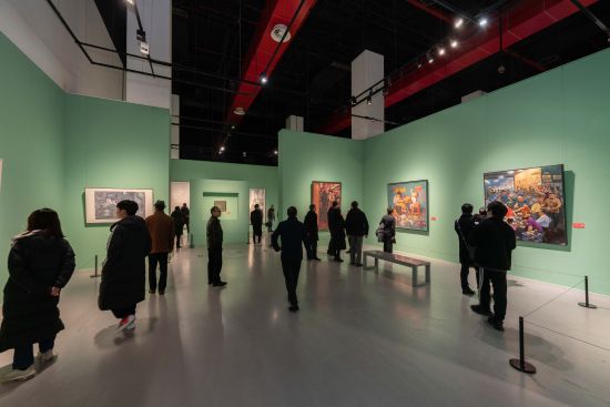 图为全国名家画重庆美术作品展现场。重庆美术馆供图 图为全国名家画重庆美术作品展现场。重庆美术馆供图