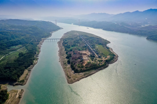 图为南坪坝岛风光。巴南区麻柳嘴镇供图 图为南坪坝岛风光。巴南区麻柳嘴镇供图