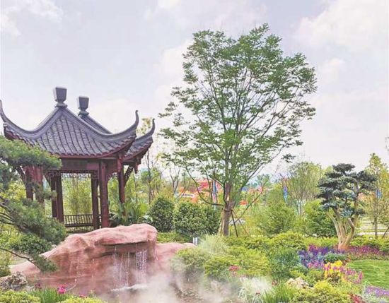 图为“重庆园”景观。崔曜 摄 图为“重庆园”景观。崔曜 摄
