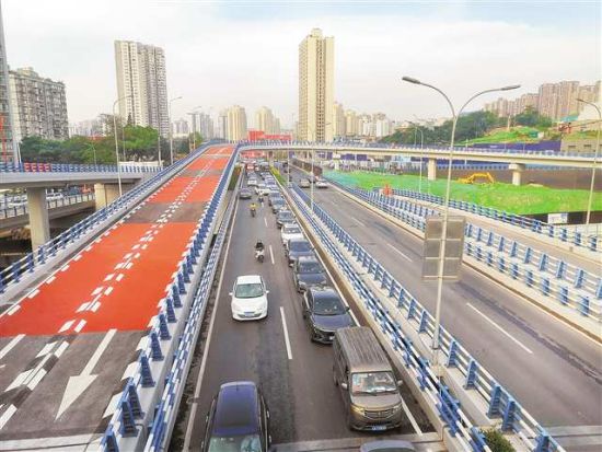 图为蚂蟥梁立交改造工程。 受访者供图 图为蚂蟥梁立交改造工程。 受访者供图