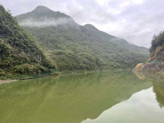 图为蓄水后的东坪水库。巫山县委宣传部供图 图为蓄水后的东坪水库。巫山县委宣传部供图