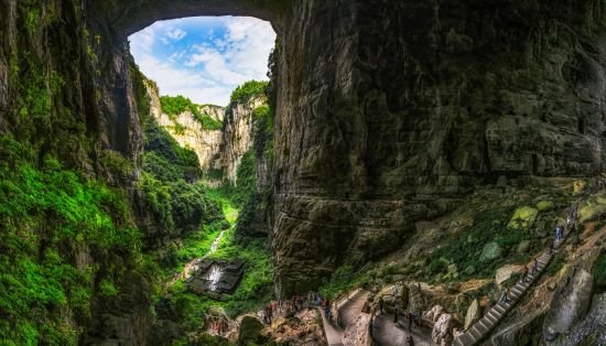 图为武隆天生三桥景区。武隆区融媒体中心供图 图为武隆天生三桥景区。武隆区融媒体中心供图