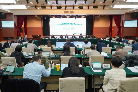 图为发布会现场。国网重庆电力 供图 图为发布会现场。国网重庆电力 供图