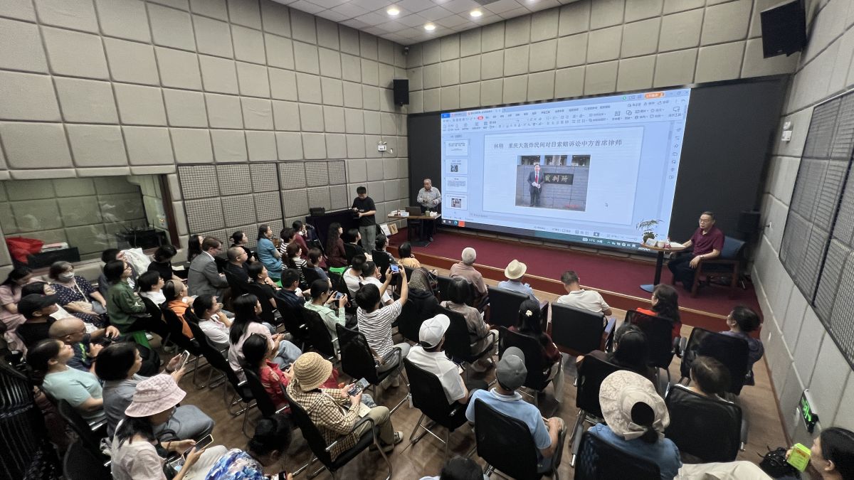 图为讲座现场。肖江川 摄 图为讲座现场。肖江川 摄