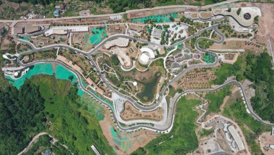 图为建设中的万州三峡动物园。中交四航局 供图 图为建设中的万州三峡动物园。中交四航局 供图