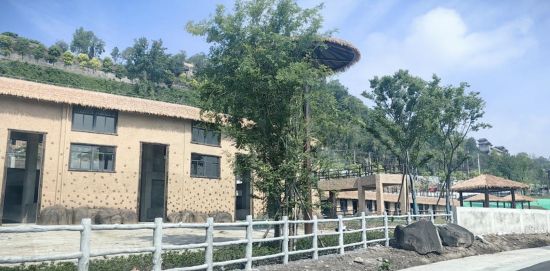 图为建设中的万州三峡动物园。中交四航局 供图 图为建设中的万州三峡动物园。中交四航局 供图
