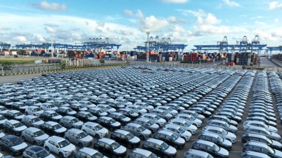 图为待出口汽车。企业供图 图为待出口汽车。企业供图