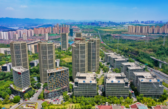 图为两江数字经济产业园。王敏 摄 图为两江数字经济产业园。王敏 摄