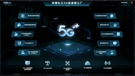 图为中国移动重庆公司赋能华峰化工打造5G全连接工厂。中国移动重庆公司供图 图为中国移动重庆公司赋能华峰化工打造5G全连接工厂。中国移动重庆公司供图