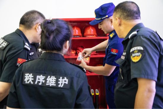 图为培训现场。 南川区消防救援局供图 图为培训现场。 南川区消防救援局供图