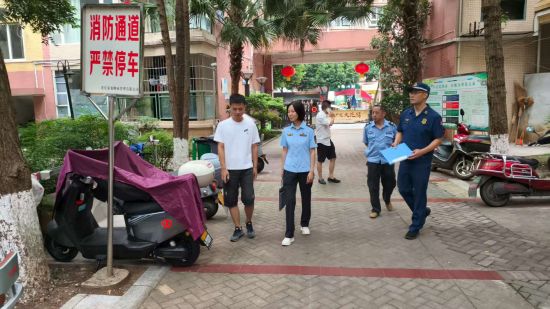 图为活动现场。南川消防 供图 图为活动现场。南川消防 供图
