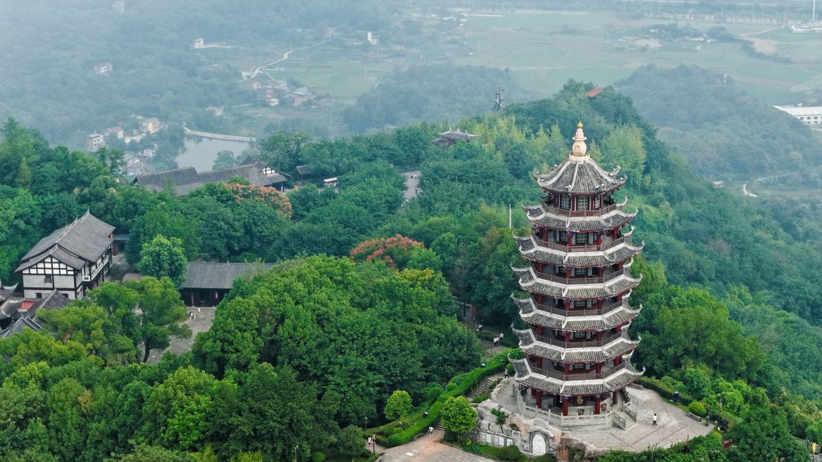 图为长寿区菩提山文化旅游景区。活动主办方供图 图为长寿区菩提山文化旅游景区。活动主办方供图