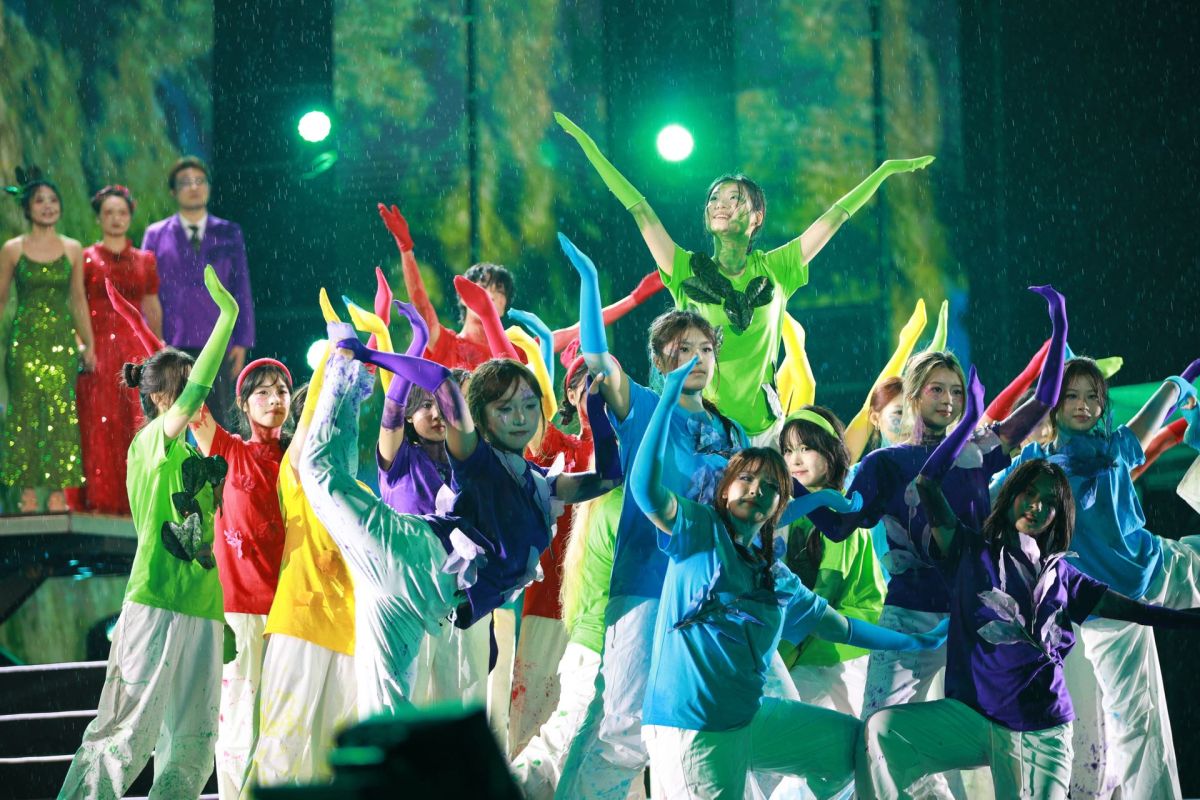 图为晚会现场。重庆移通学院供图 图为晚会现场。重庆移通学院供图