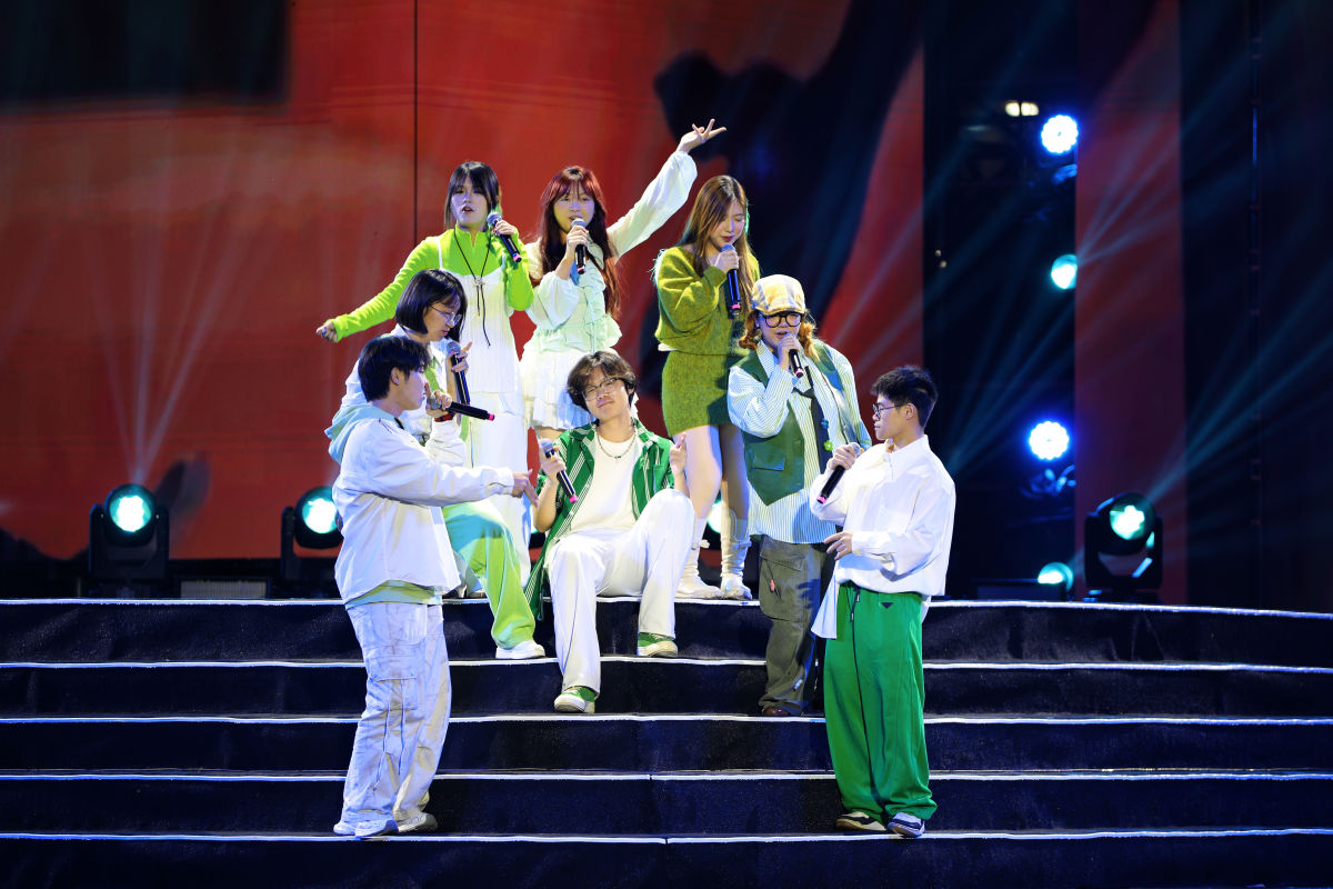 图为晚会现场。重庆移通学院供图 图为晚会现场。重庆移通学院供图