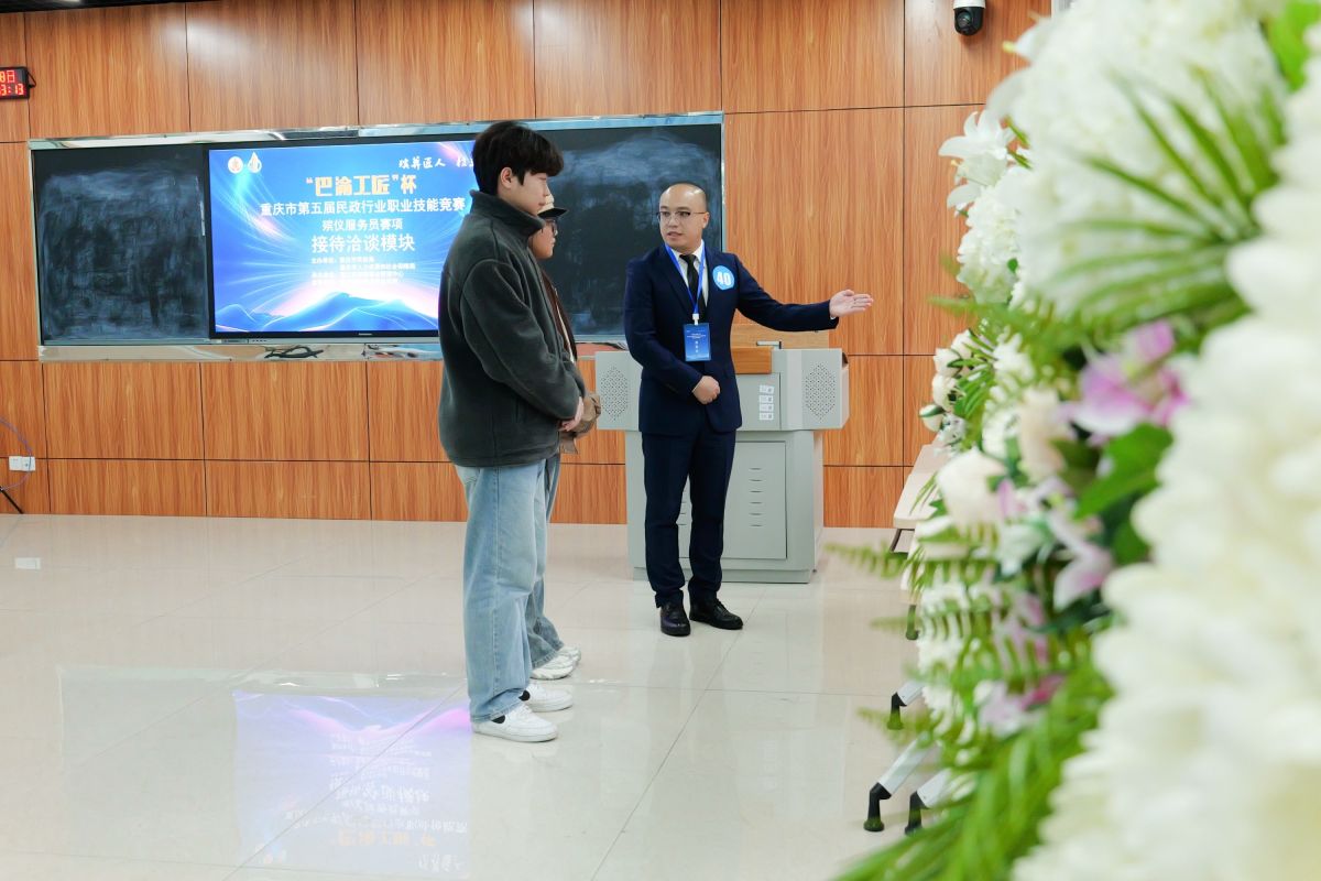 图为职业技能竞赛比拼现场。主办方供图 图为职业技能竞赛比拼现场。主办方供图