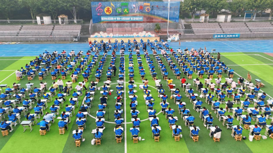 图为合川区高阳小学第三届校园校园书画艺术节现场。合川区高阳小学 供图 图为合川区高阳小学第三届校园校园书画艺术节现场。合川区高阳小学 供图