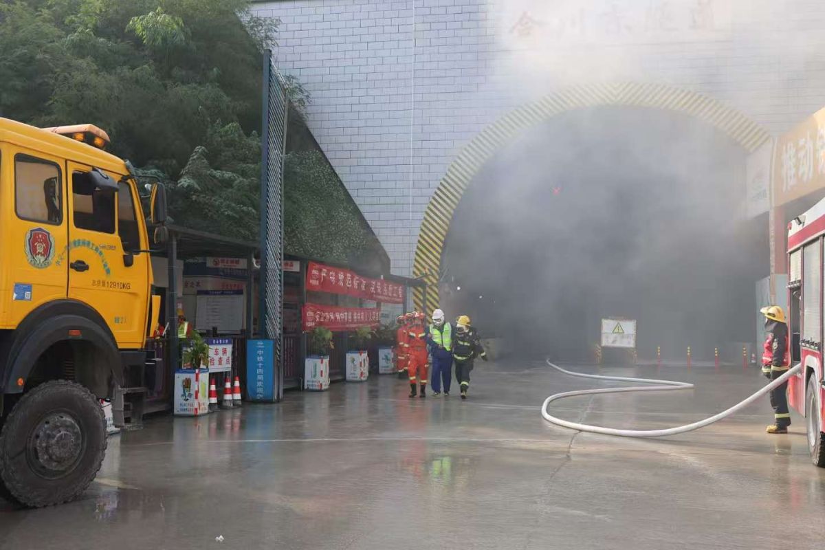 图为演练现场。活动主办方供图 图为演练现场。活动主办方供图