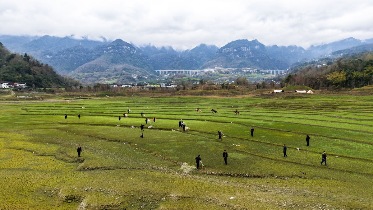 图为游客在武隆区石桥苗族土家族乡游玩。代君君 摄 图为游客在武隆区石桥苗族土家族乡游玩。代君君 摄