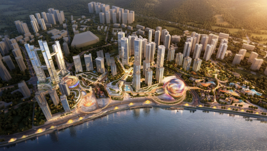 图为重庆湾规划意向图。主办方 供图 图为重庆湾规划意向图。主办方 供图