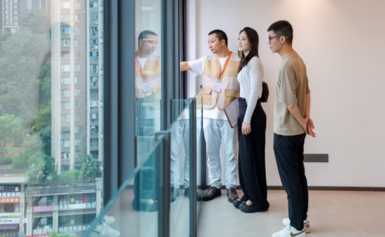 图为室内大尺度开间实景。联发重庆供图 图为室内大尺度开间实景。联发重庆供图