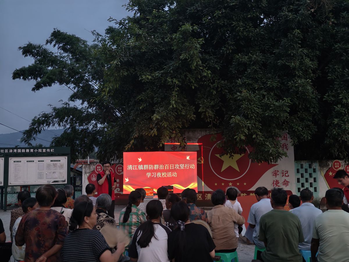 图为清江镇开展政策宣讲。清江镇供图 图为清江镇开展政策宣讲。清江镇供图