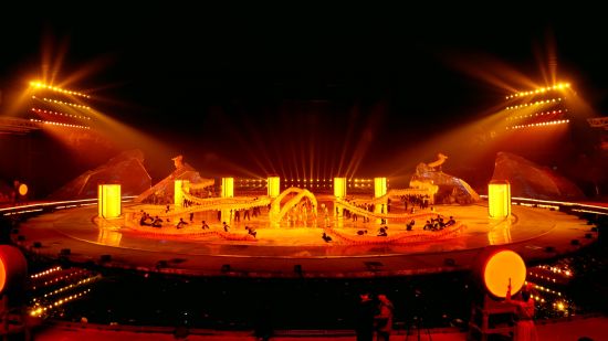 图为追梦铜梁龙实景演出。铜梁区委宣传部 供图 图为追梦铜梁龙实景演出。铜梁区委宣传部 供图