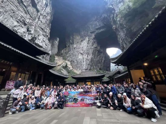 图为泰国丰田公司在武隆开展团建深度游活动。武隆区委宣传部 供图 图为泰国丰田公司在武隆开展团建深度游活动。武隆区委宣传部 供图