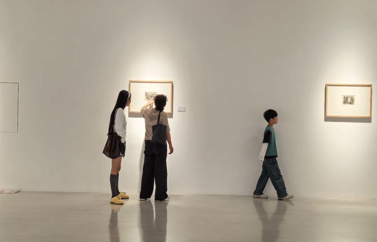 图为展览现场。王琦美术博物馆供图 图为展览现场。王琦美术博物馆供图